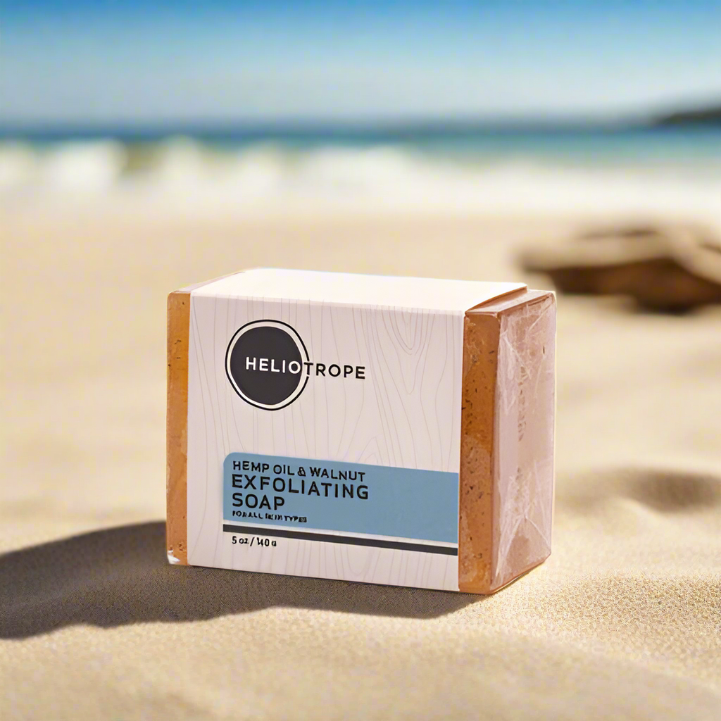 Hemp Oil & Walnut Exfoliating Soap