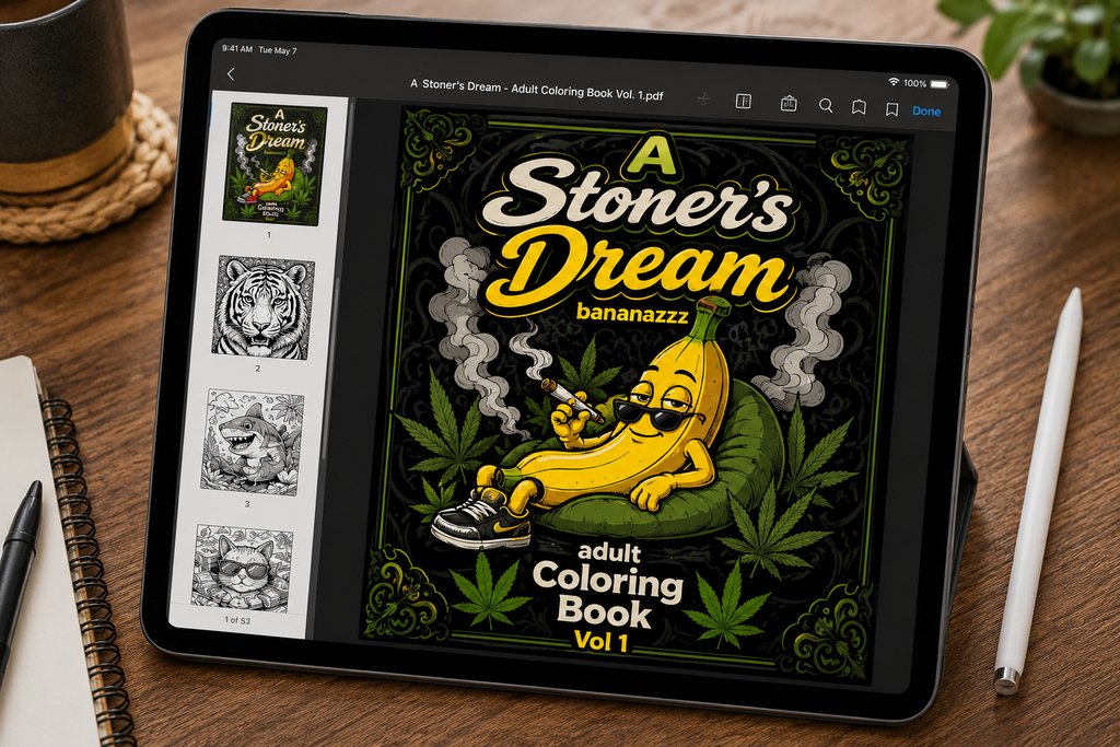 BananaZzz Digital Coloring Book
