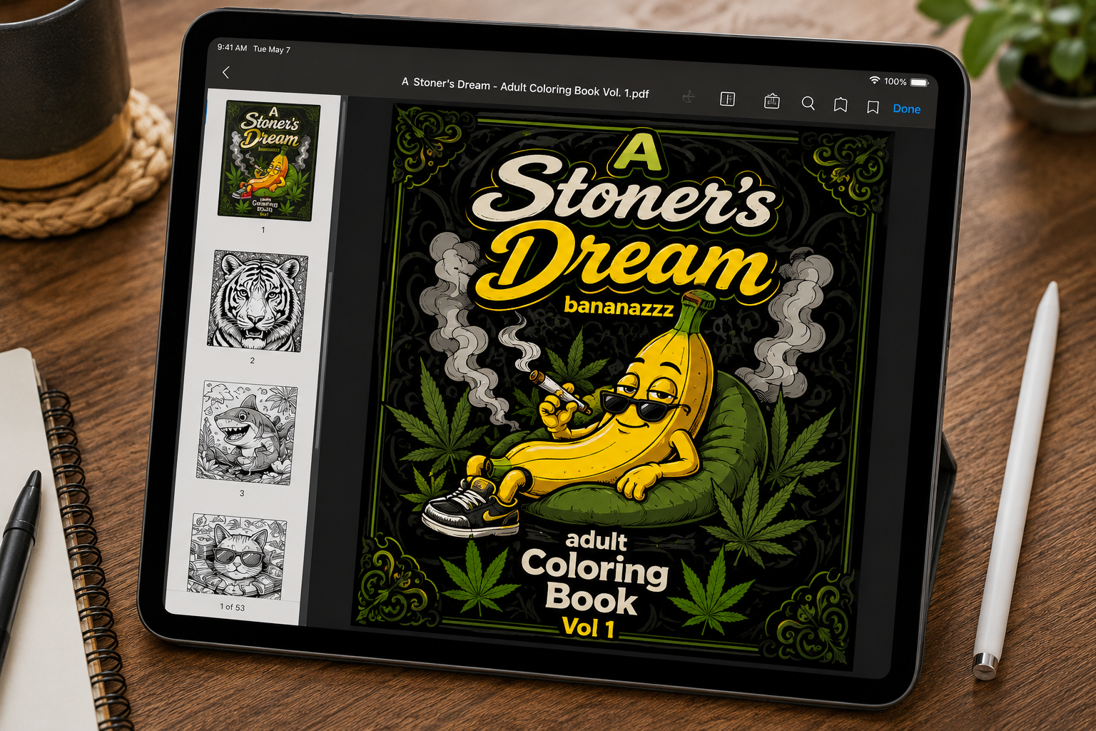 BananaZzz Digital Coloring Book